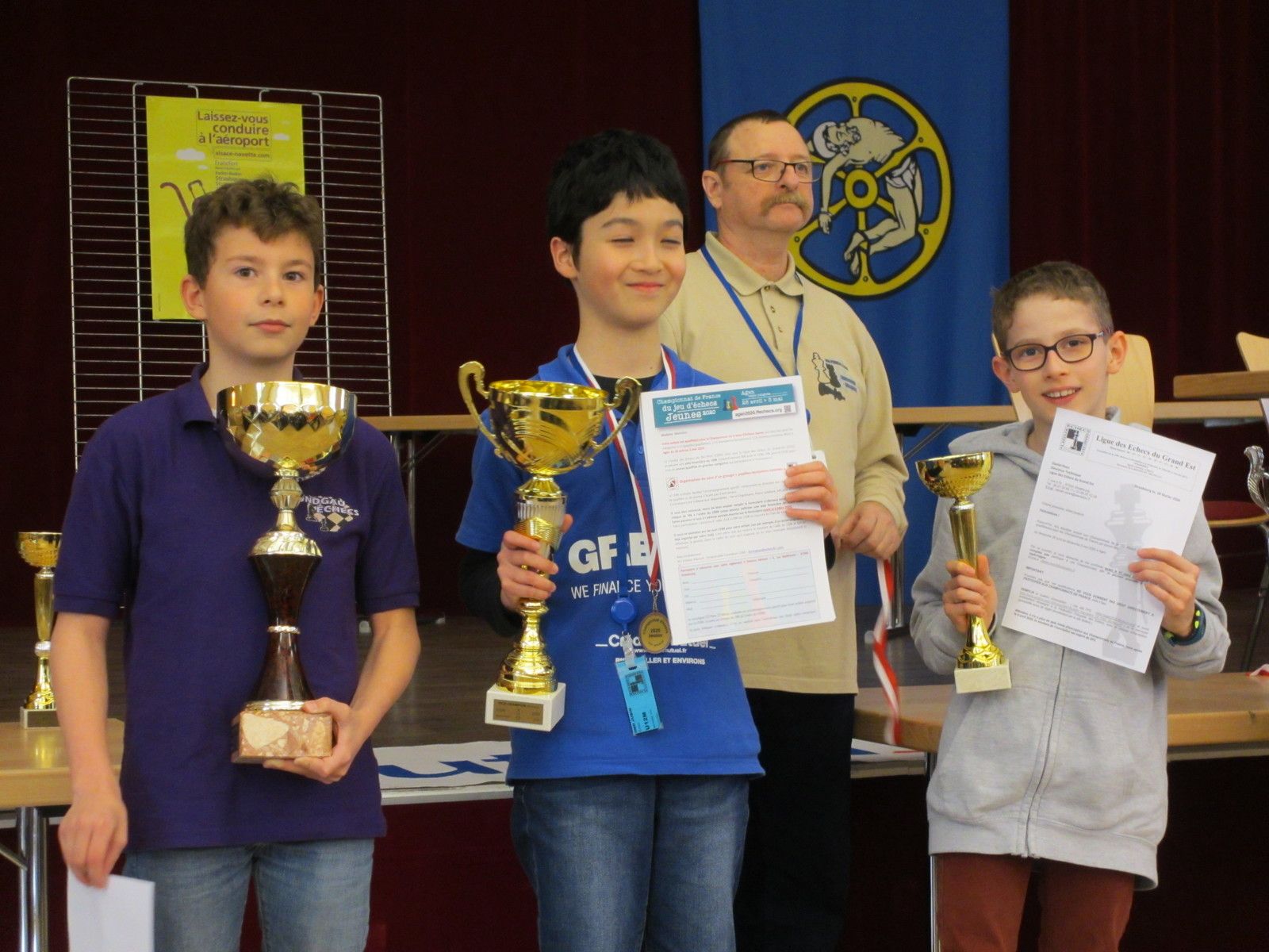 Championnat d'Alsace , 5 qualifiés...