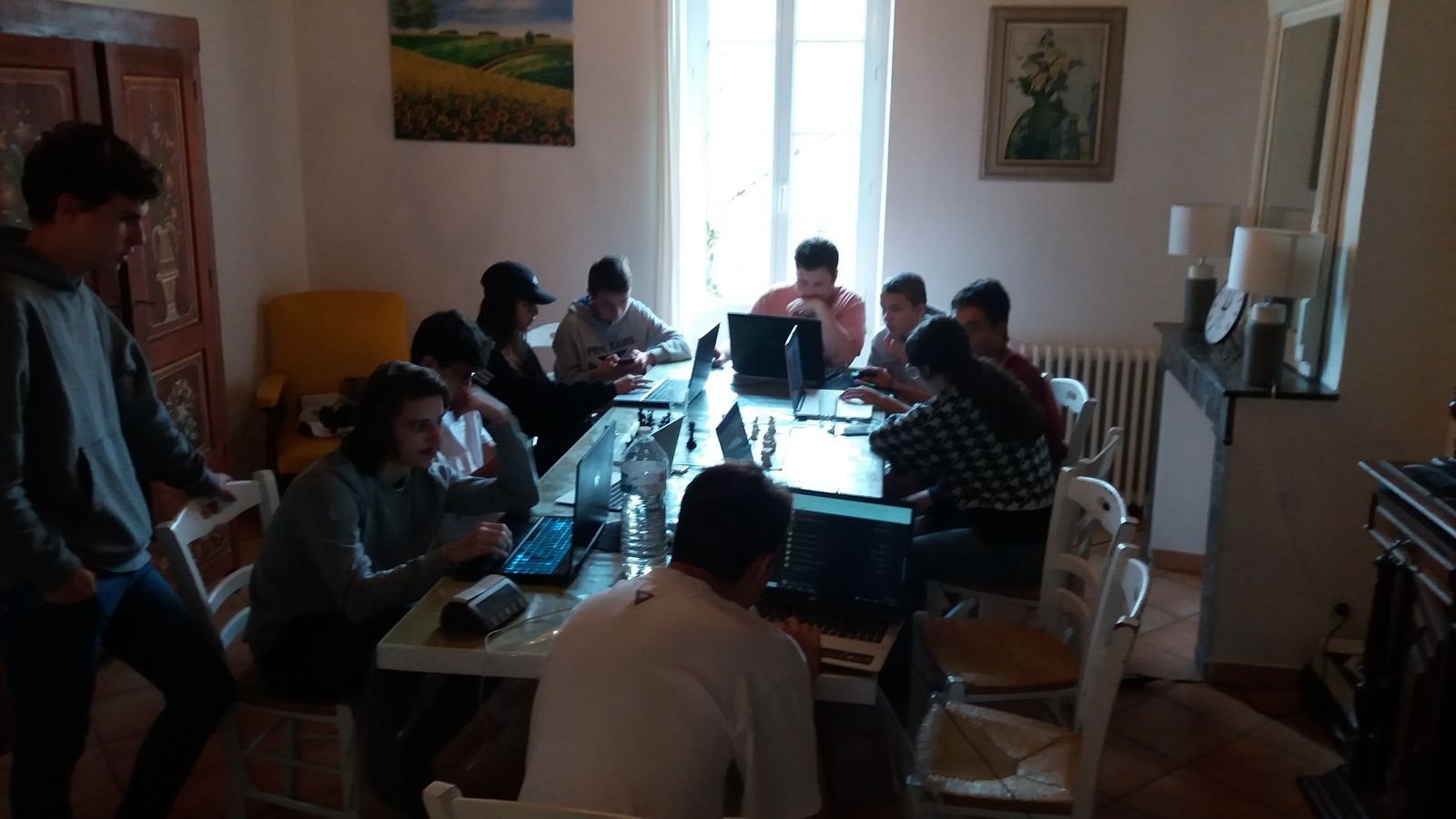 Prépa du jour le matin .