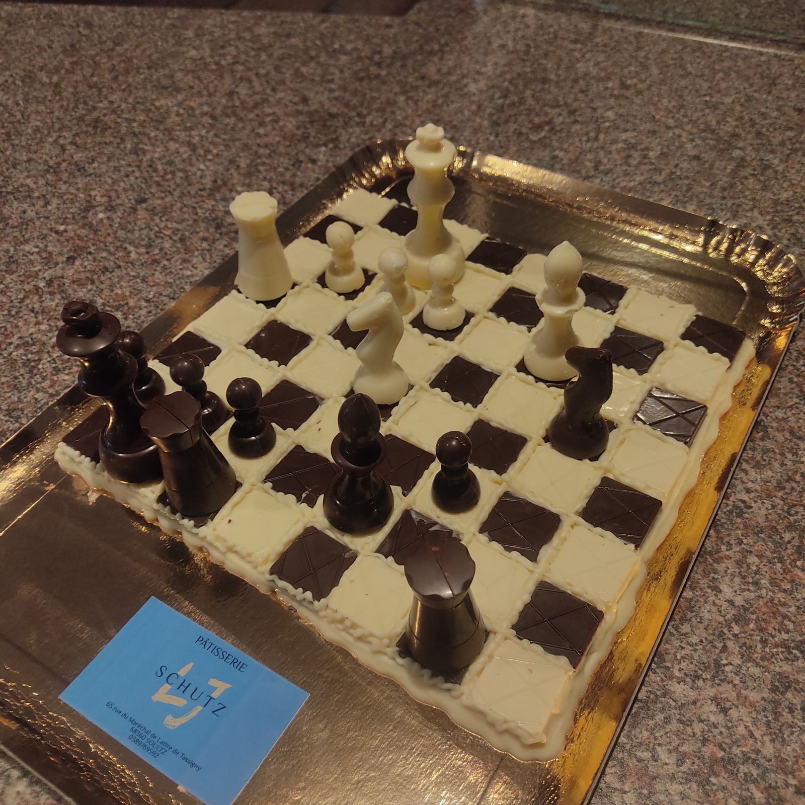 Echecs et chocolat à la pâtisserie SCHUTZ à Soultz !
