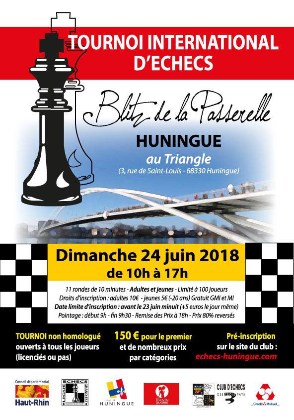 Le calendrier des tournois individuels