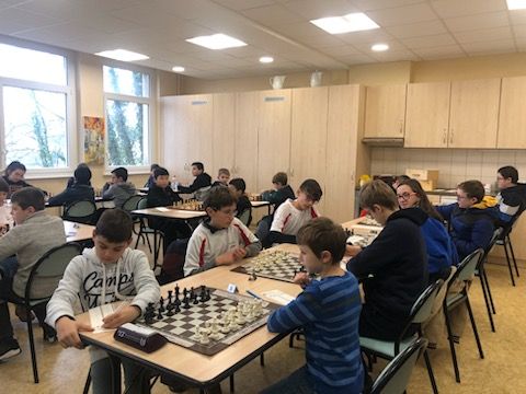 Les jeunes de Colmar Echecs à Altkirch