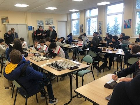 Les jeunes de Colmar Echecs à Altkirch
