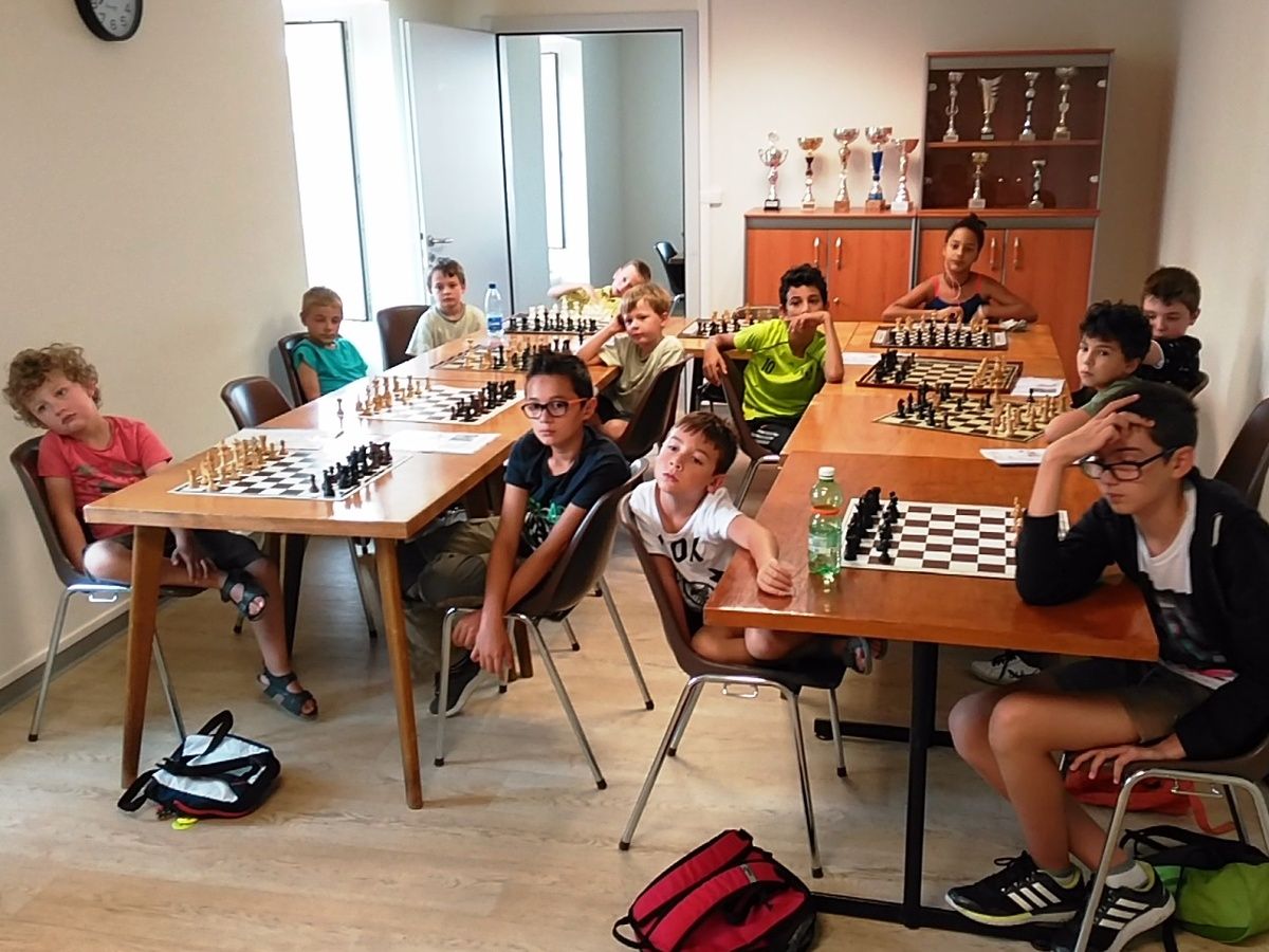 Stages d'été : les quatre stages d'initiation aux échecs ont accueilli cinquante-sept jeunes