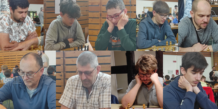 Cédric, Côme, Gabriel, Bastien, Philippe, Pierre, Sylvain et William